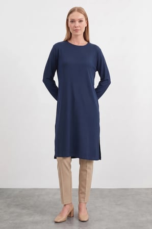 Fullamodest Basic Yanları Yırtmaçlı Tunik