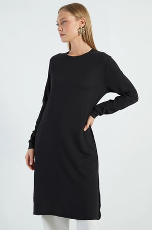 Fullamodest Basic Yanları Yırtmaçlı Tunik