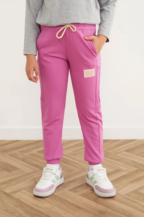 Beli Lastikli Armalı Jogger Kız Çocuk Eşofman Altı