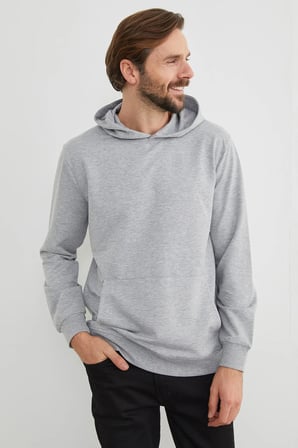 Kapüşonlu Kanguru Cepli Sweatshirt