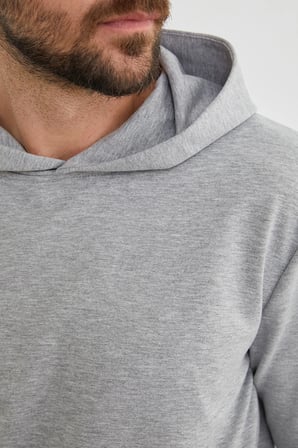 Kapüşonlu Kanguru Cepli Sweatshirt