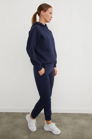 3 İplik Basic Kapüşonlu Jogger Eşofman Takımı
