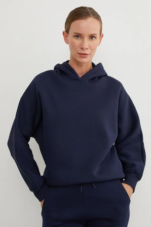 3 İplik Basic Kapüşonlu Jogger Eşofman Takımı