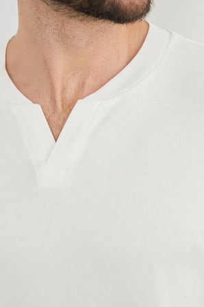 Basic V Yaka Ribanalı Body