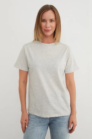 Basic Bisiklet Yaka Tişört