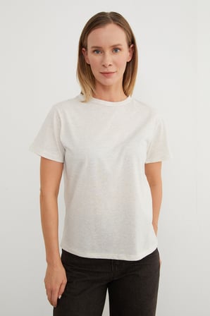 Basic Bisiklet Yaka Tişört