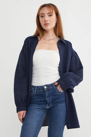 Basic Oversize Gömlek