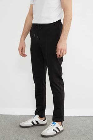 Beli Bağlamalı Çimalı Baskılı Pantolon