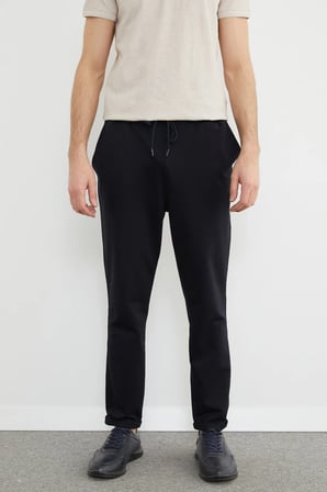 Beli Bağlamalı Duble Paça Pantolon