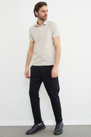 Beli Bağlamalı Duble Paça Pantolon