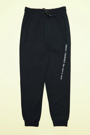Yazı Baskılı Erkek Çocuk Jogger Eşofman Altı