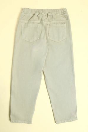 Beli Lastikli Fermuarlı Erkek Çocuk Baggy Pantolon