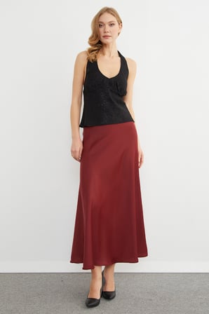Beli Lastikli Maxi Boy Saten Etek