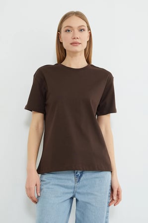 Basic Bisiklet Yaka Tişört