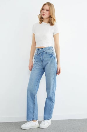 Beli Kemerli Palazzo Jean