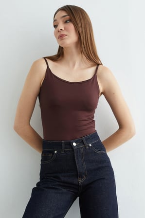 Basic İp Askılı Çıtçıtlı Body