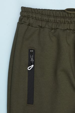 Beli Lastikli Baskılı Erkek Çocuk Jogger Eşofman Altı