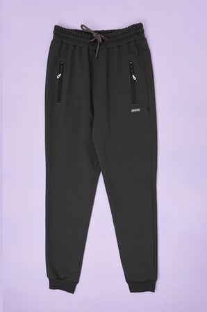 Beli Lastikli Baskılı Erkek Çocuk Jogger Eşofman Altı
