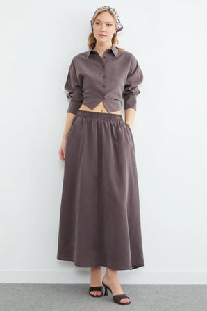 Beli Lastikli Cepli Maxi Boy Etek