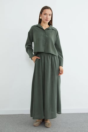 Beli Lastikli Cepli Maxi Boy Etek