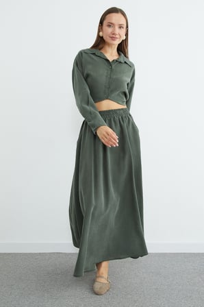 Beli Lastikli Cepli Maxi Boy Etek
