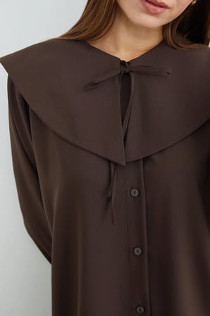 Fullamodest Bebe Yaka Balon Kol Tunik