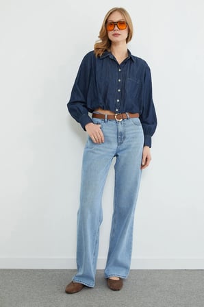 Beli Kemerli Palazzo Jean