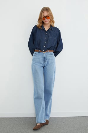 Beli Kemerli Palazzo Jean