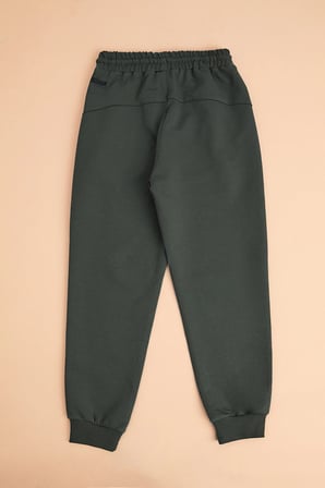 Beli Lastikli Yazı Baskılı Erkek Çocuk Jogger Eşofman Altı