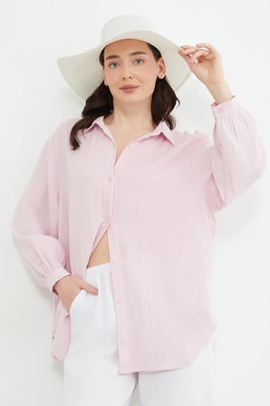 Basic Oversize Gömlek