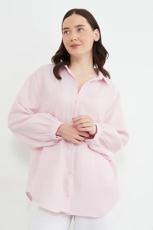 Basic Oversize Gömlek