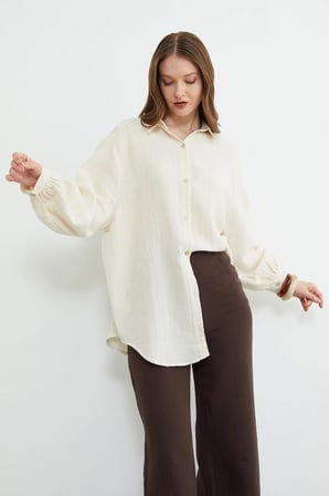 Basic Oversize Gömlek