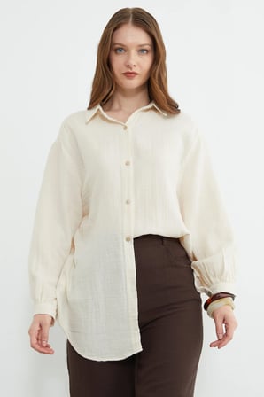 Basic Oversize Gömlek