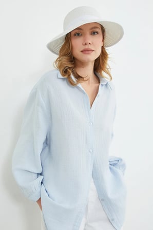 Basic Oversize Gömlek