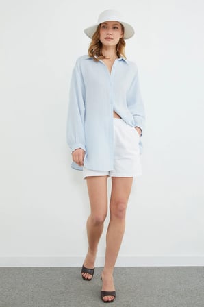 Basic Oversize Gömlek