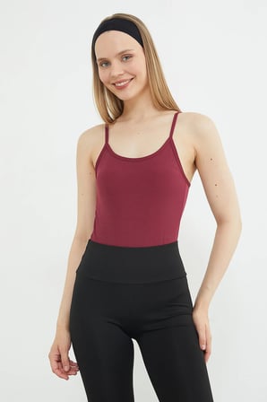 Fitilli İp Askılı Kaplı Çıtçıtlı Body