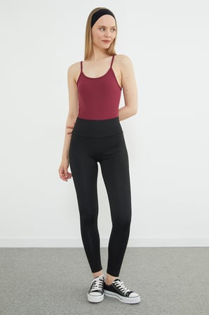 Fitilli İp Askılı Kaplı Çıtçıtlı Body