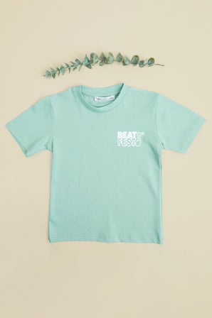 Beat Fest Baskılı Erkek Çocuk Tişört