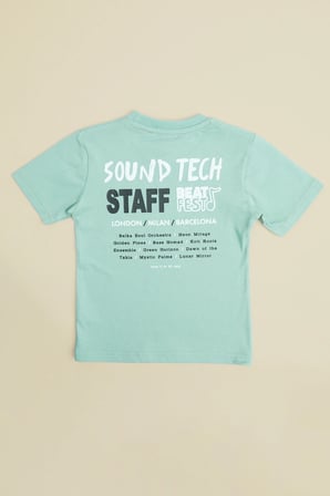 Beat Fest Baskılı Erkek Çocuk Tişört