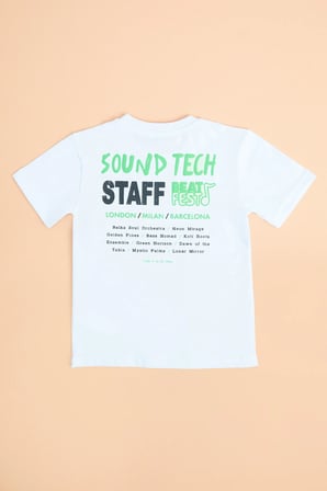 Beat Fest Baskılı Erkek Çocuk Tişört