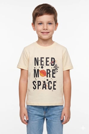 Need More Space Baskılı Erkek Çocuk Tişört