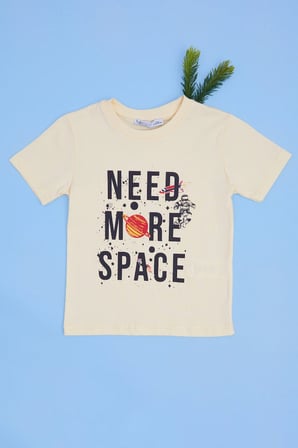 Need More Space Baskılı Erkek Çocuk Tişört
