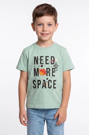 Need More Space Baskılı Erkek Çocuk Tişört
