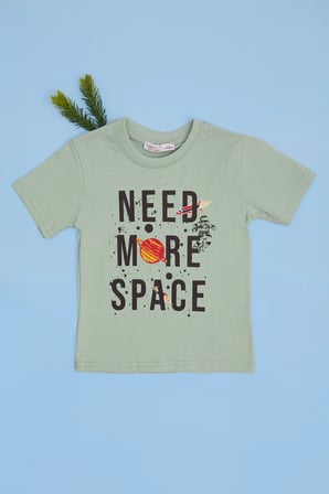Need More Space Baskılı Erkek Çocuk Tişört