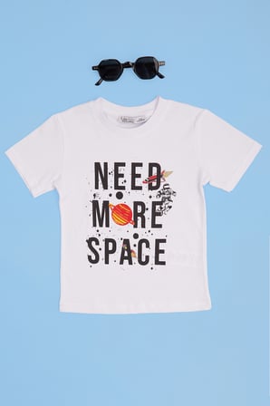 Need More Space Baskılı Erkek Çocuk Tişört