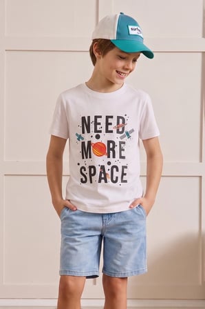 Need More Space Baskılı Erkek Çocuk Tişört
