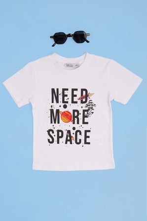 Need More Space Baskılı Erkek Çocuk Tişört