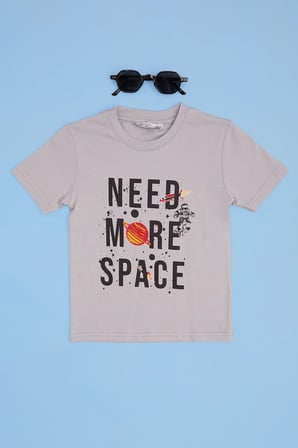 Need More Space Baskılı Erkek Çocuk Tişört