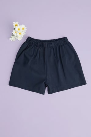 Basic Beli Lastikli Kız Çocuk Şort