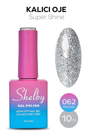 SHELBY 10 ML. A062  SÜPER IŞILTILI KALICI OJE
